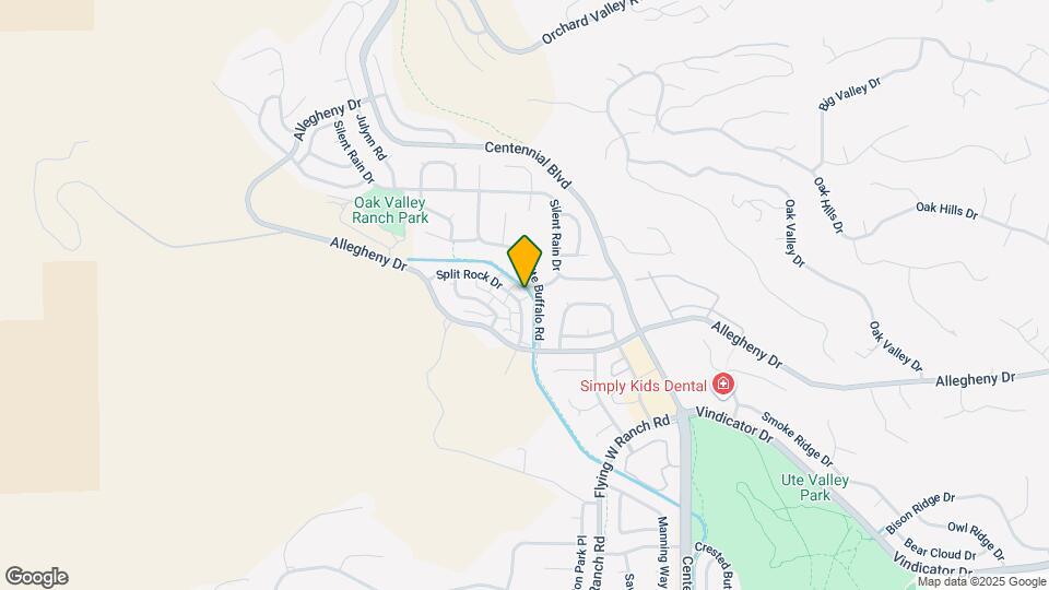 2265 Split Rock Dr Map and Location Details
