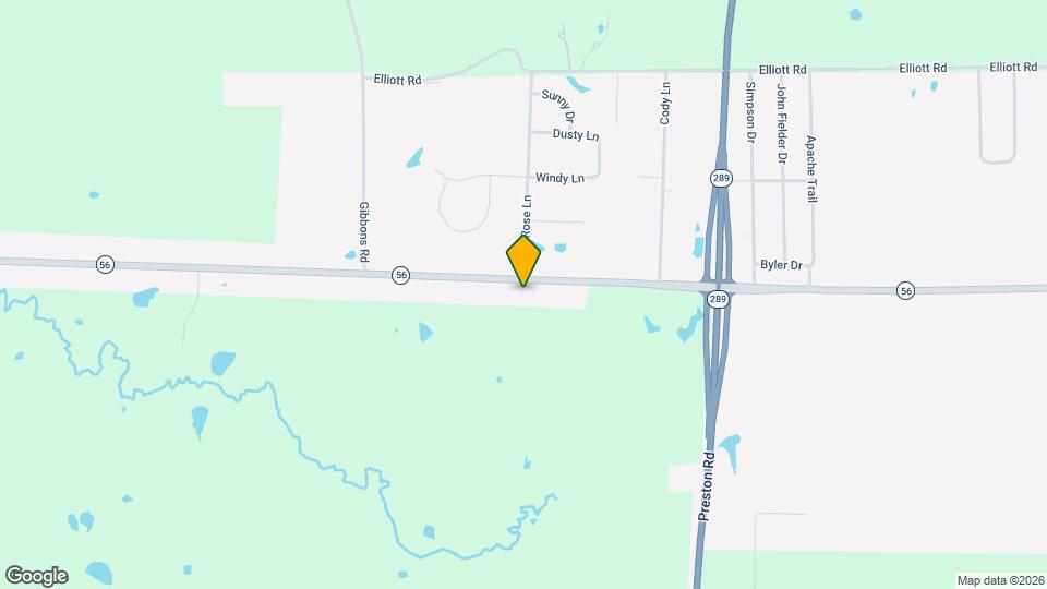 17574 TX-56 Map and Location Details