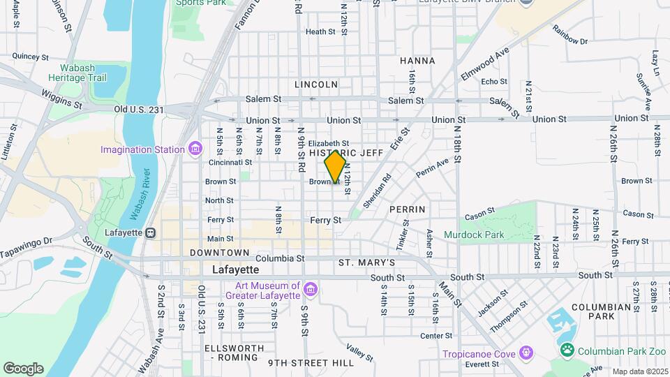 415 N 11th St Map and Location Details