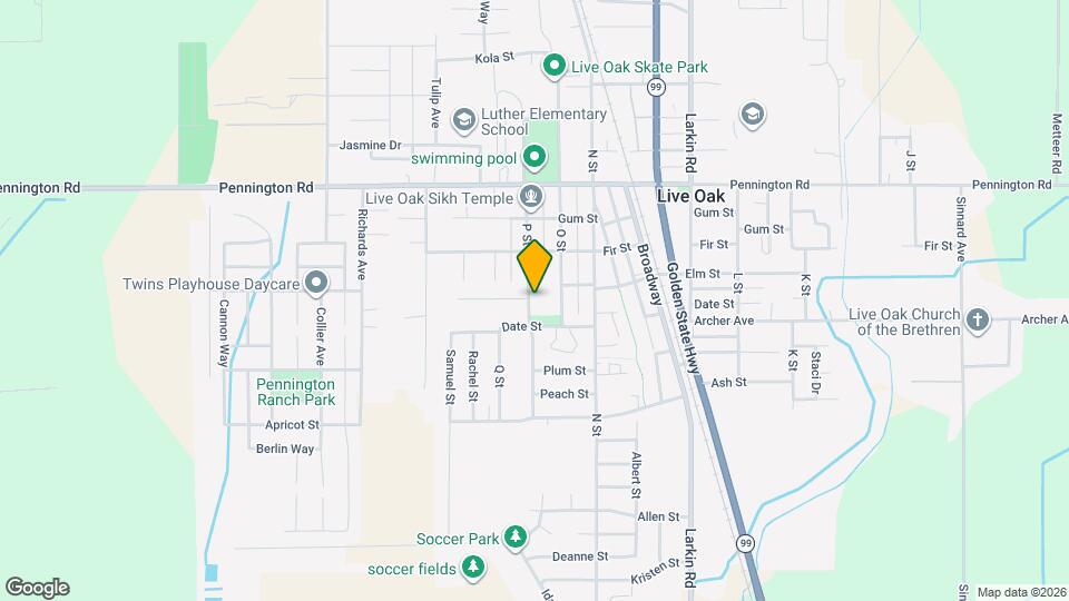 9749 P St Map and Location Details