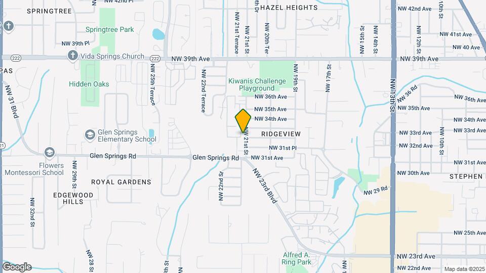 3126 NW 21st St Map and Location Details
