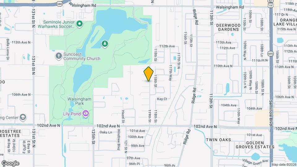 10744 119th St Map and Location Details