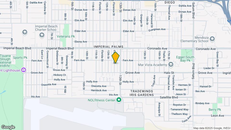 1241 Florence St Map and Location Details