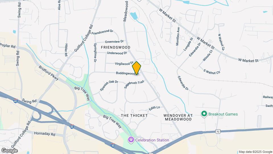 5603 Buddingwood Dr Map and Location Details