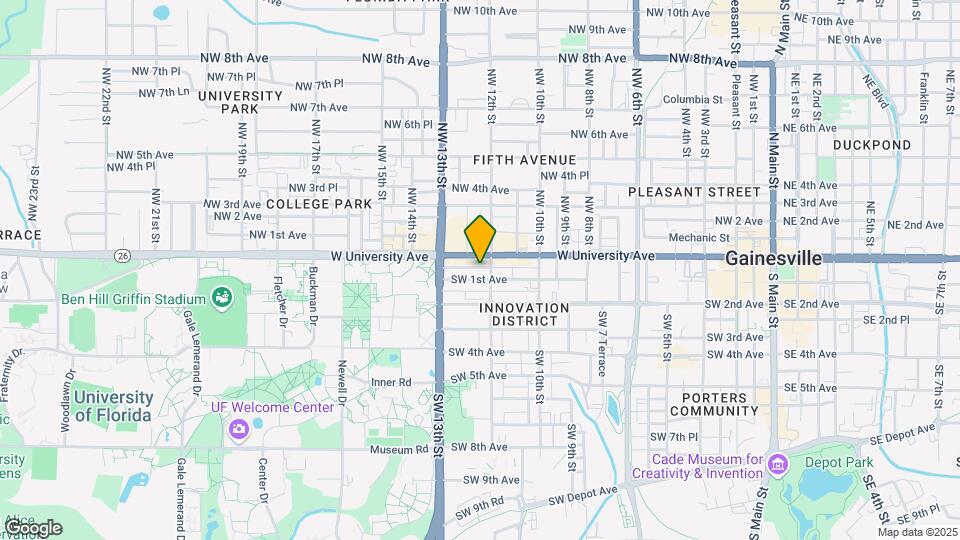 1212 SW 1st Ave Map and Location Details