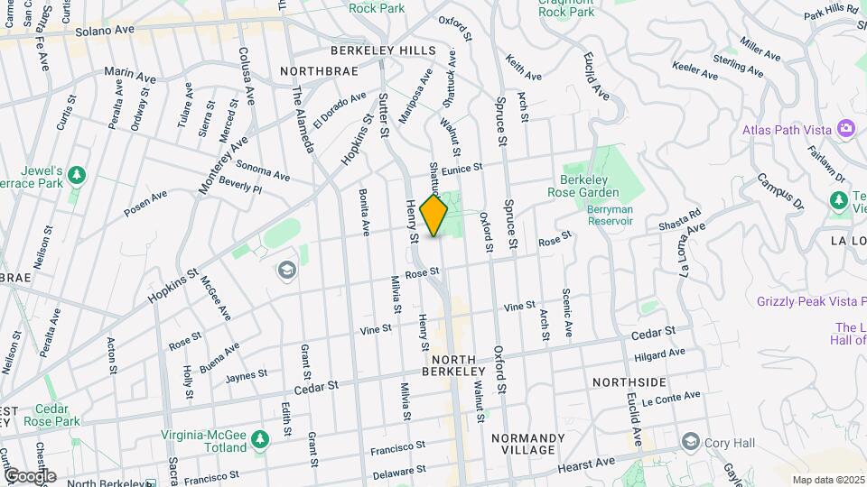 1322 Shattuck Ave Map and Location Details