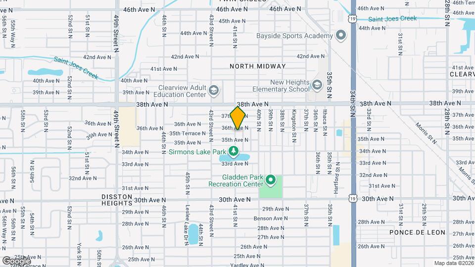 3555 41st St N Map and Location Details