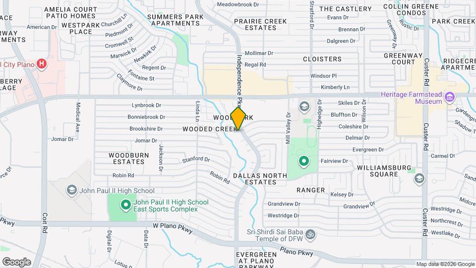 2908 Clear Springs Dr Map and Location Details