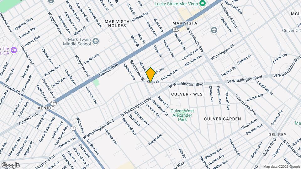 3961 Moore St Mapa y Detalles de la Ubicación