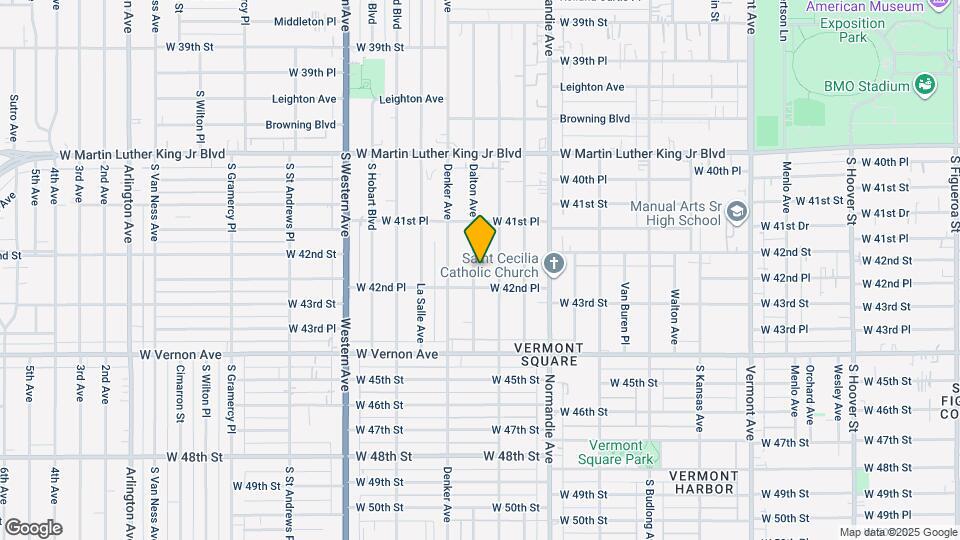 4218 Dalton Ave Map and Location Details