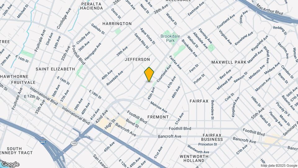 2138 High St Mapa y Detalles de la Ubicación