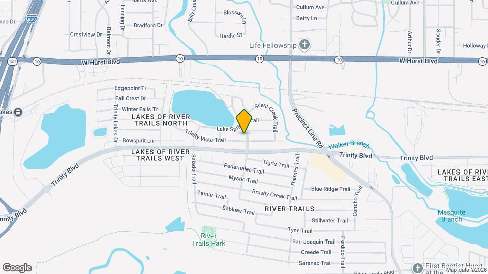 8641 Trinity Vista Trail Map and Location Details