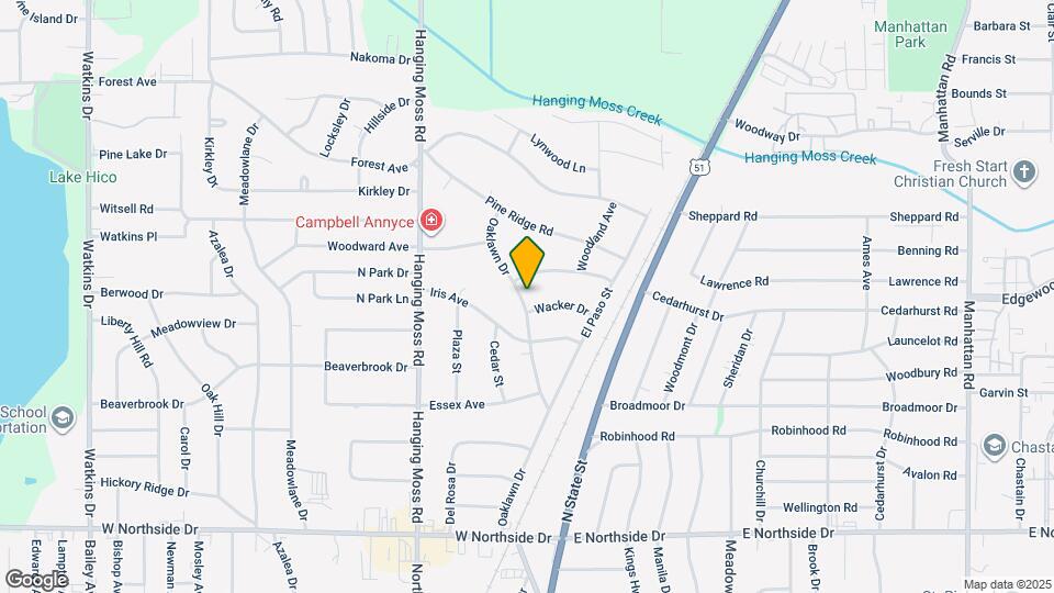 4246 Oaklawn Dr Map and Location Details
