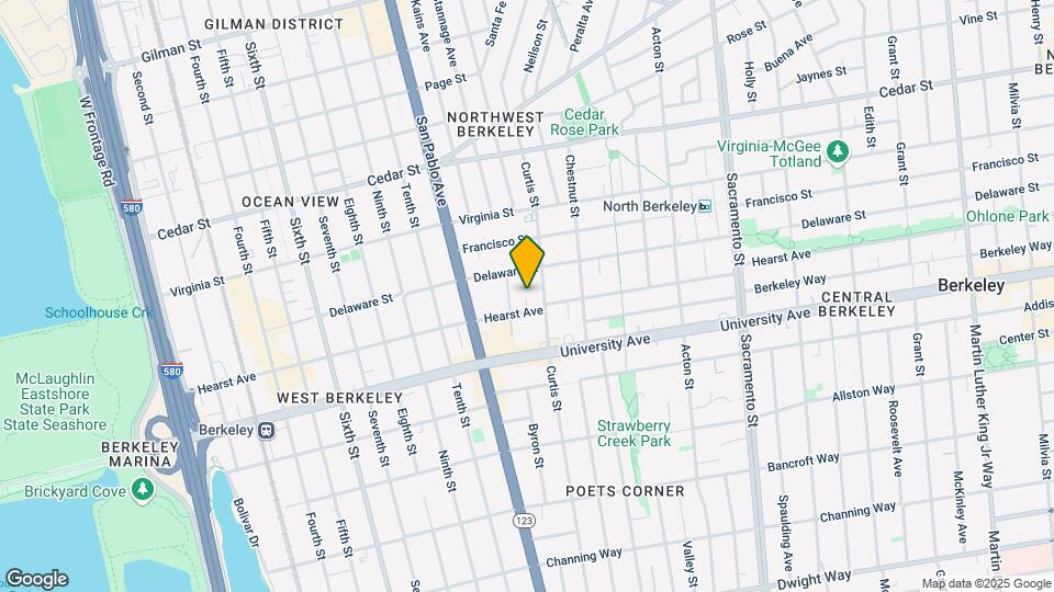 1155-1163 Hearst Ave Map and Location Details