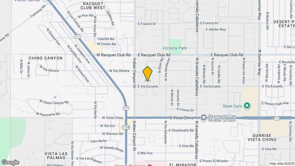 266 E Via Escuela Map and Location Details