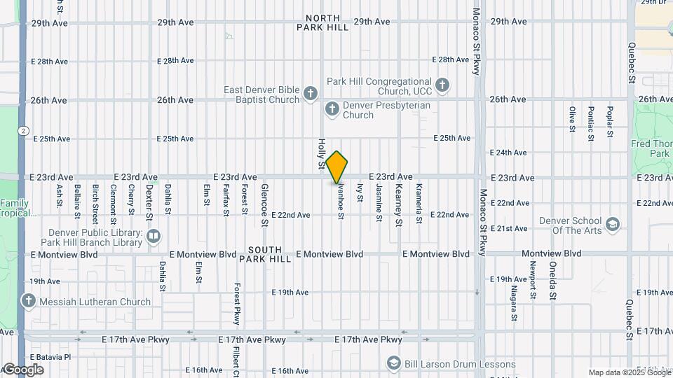 2265 Ivanhoe St Map and Location Details