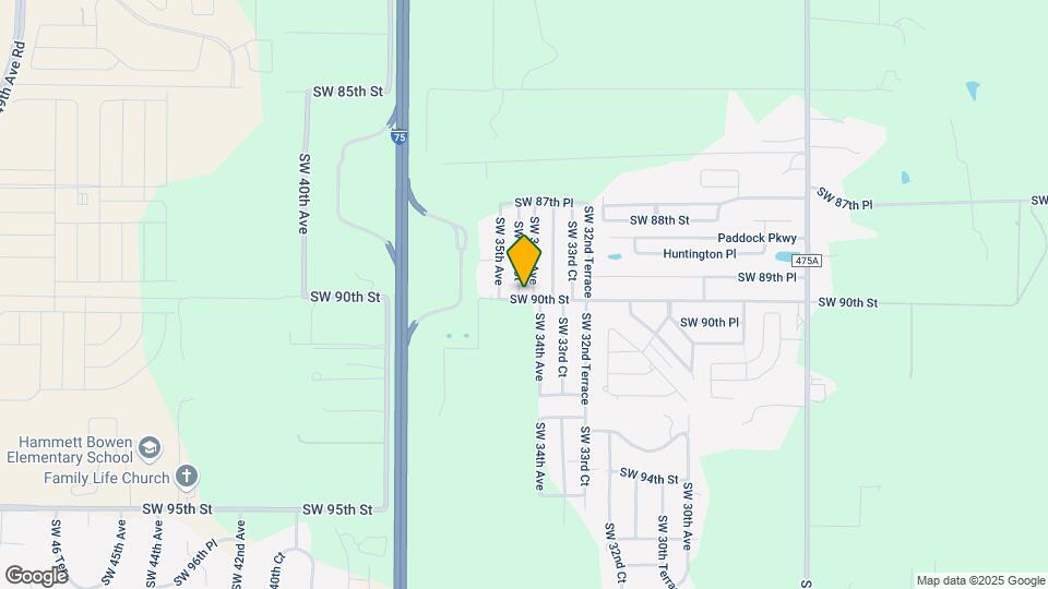8975 SW 34th Ct Mapa y Detalles de la Ubicación