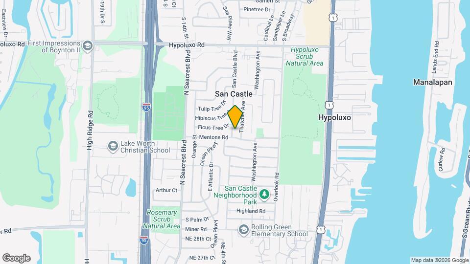 7486 San Castle Blvd Mapa y Detalles de la Ubicación