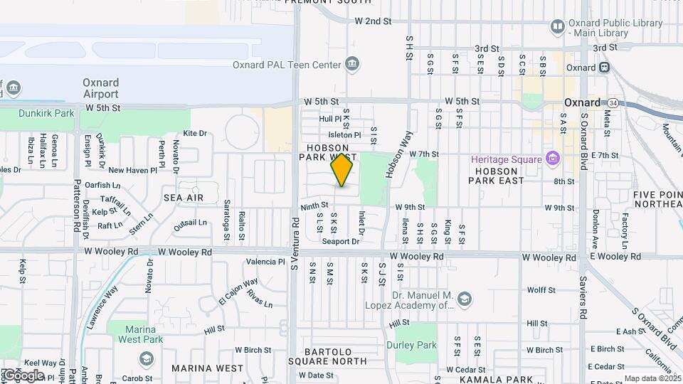 1159 Oyster Pl Map and Location Details