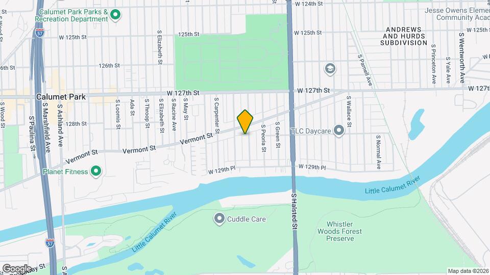 12820 S Sangamon St Map and Location Details