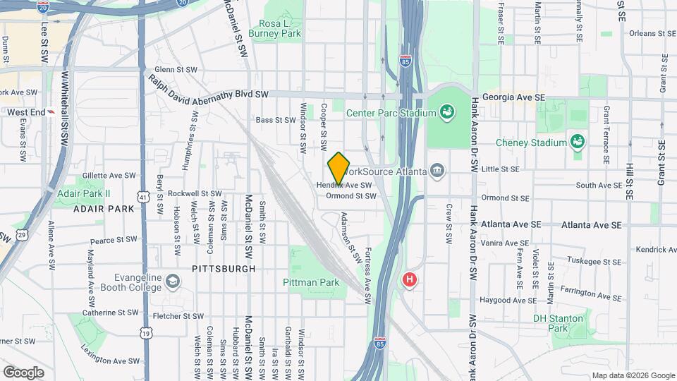 250 Hendrix Ave SW Map and Location Details