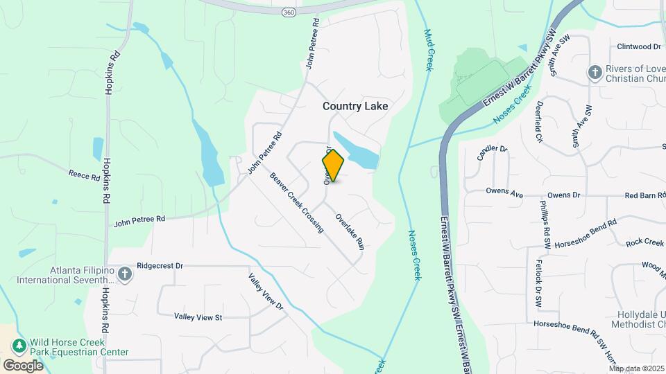2575 Overlake Dr Map and Location Details