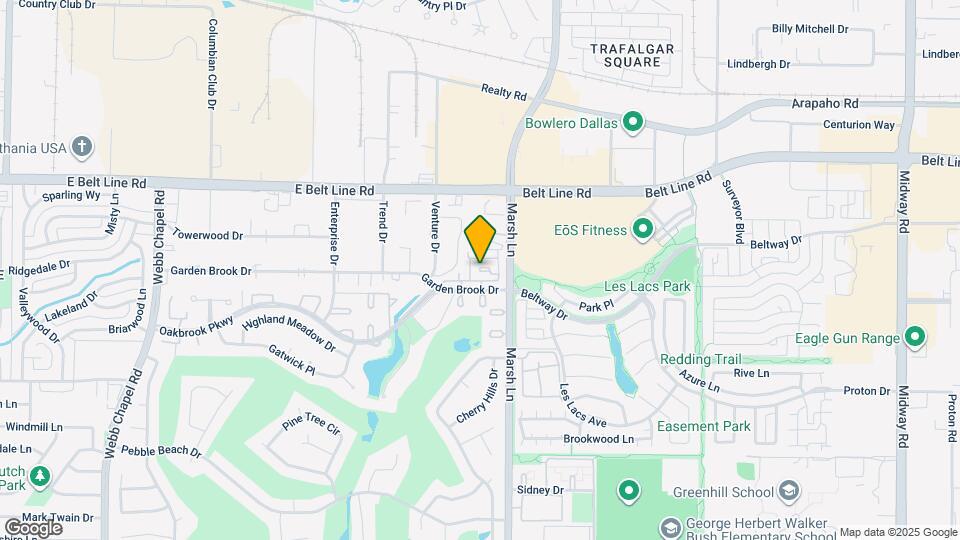 3635 Garden Brook Dr Map and Location Details