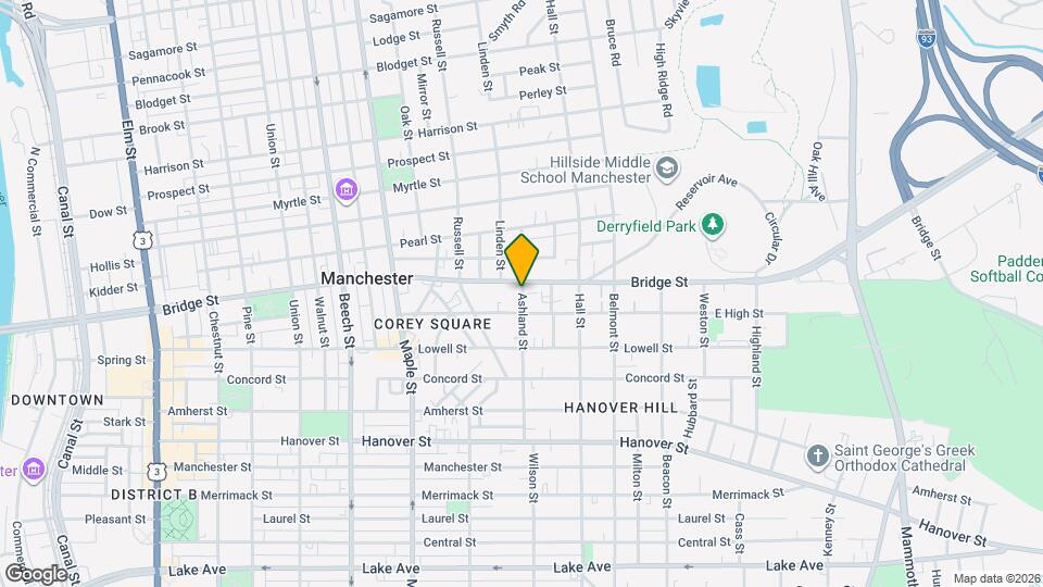 100 Ashland St Map and Location Details