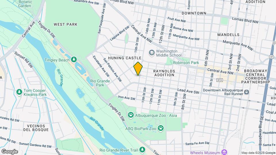 1404 Silver Ave SW Mapa y Detalles de la Ubicación