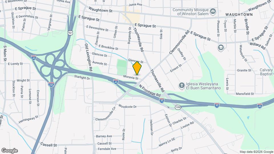 931 Moravia St Map and Location Details