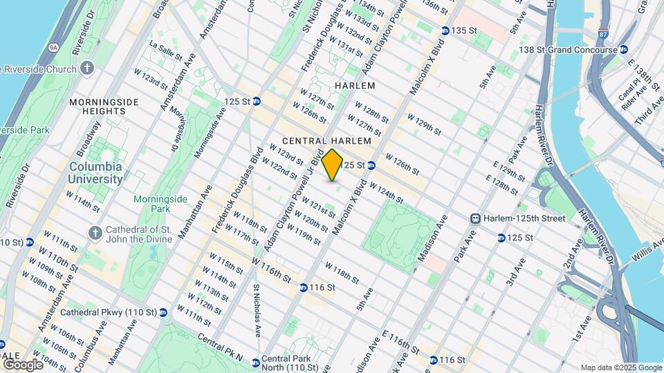 130 W 123rd St Map and Location Details