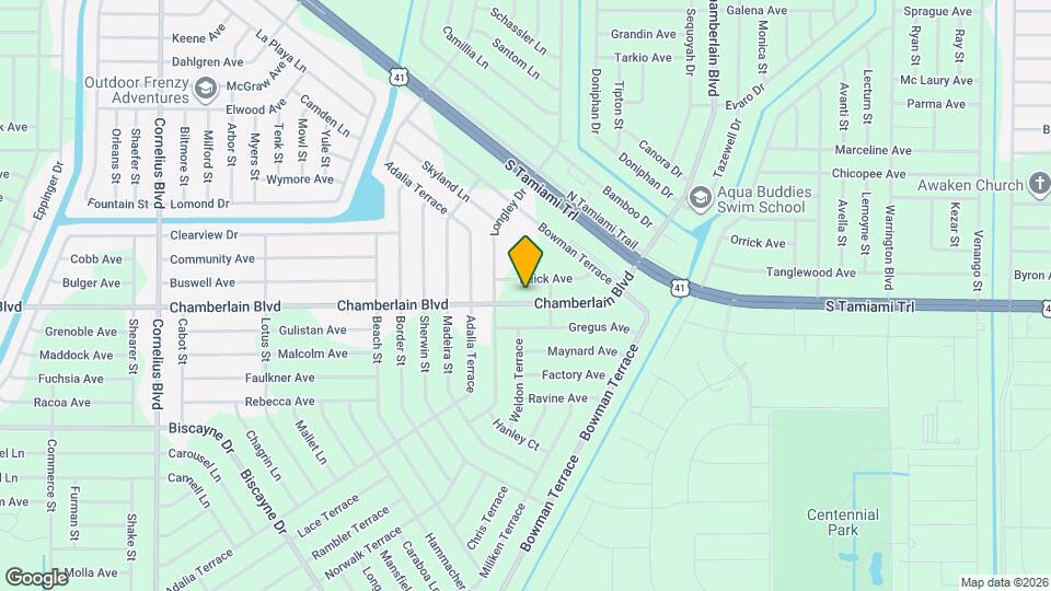 15468 Chamberlain Blvd Map and Location Details