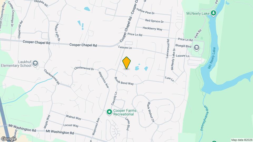 11116 Meadow Chase Ct Map and Location Details