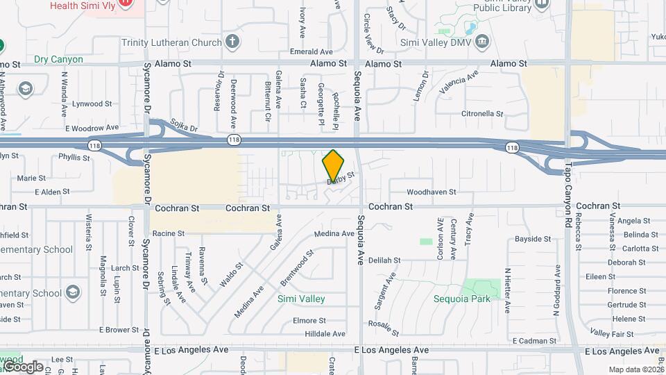 3342 Darby St Map and Location Details