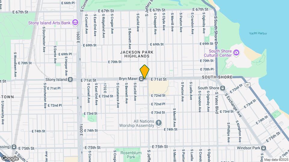 7102-7106 S Jeffery Blvd Map and Location Details