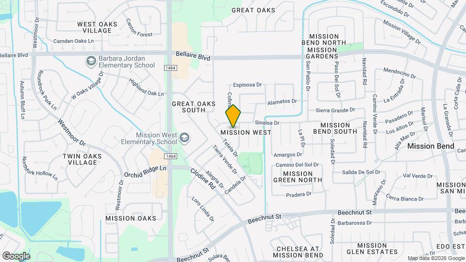 7415 Colima Dr Map and Location Details