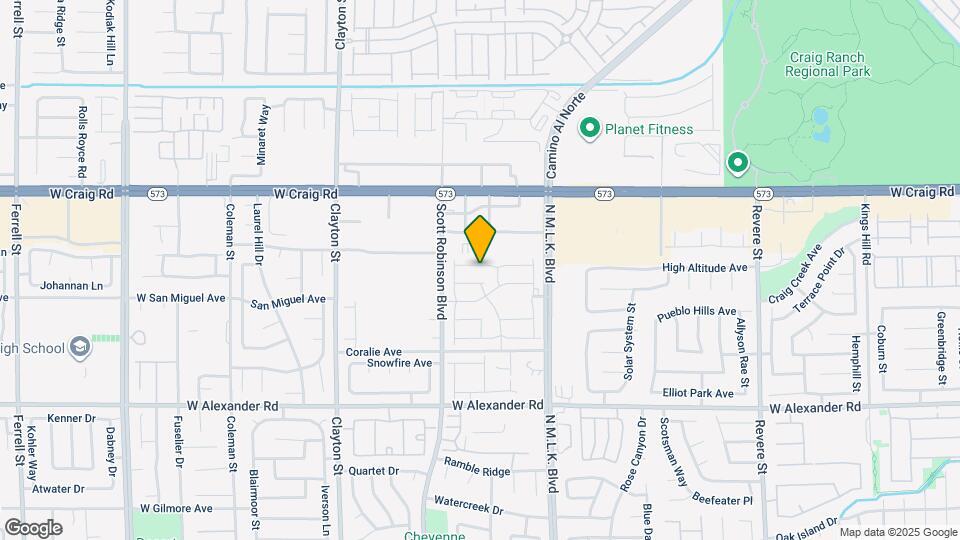 1655 Desert Path Ave Map and Location Details