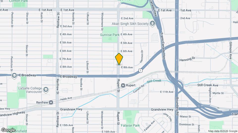 2362 Rupert St Map and Location Details
