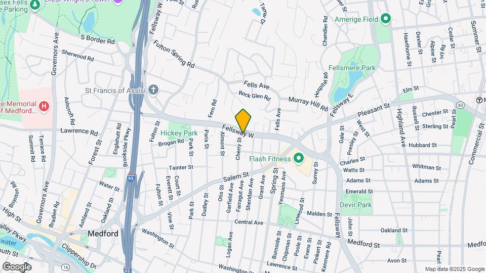206 Fellsway W Mapa y Detalles de la Ubicación