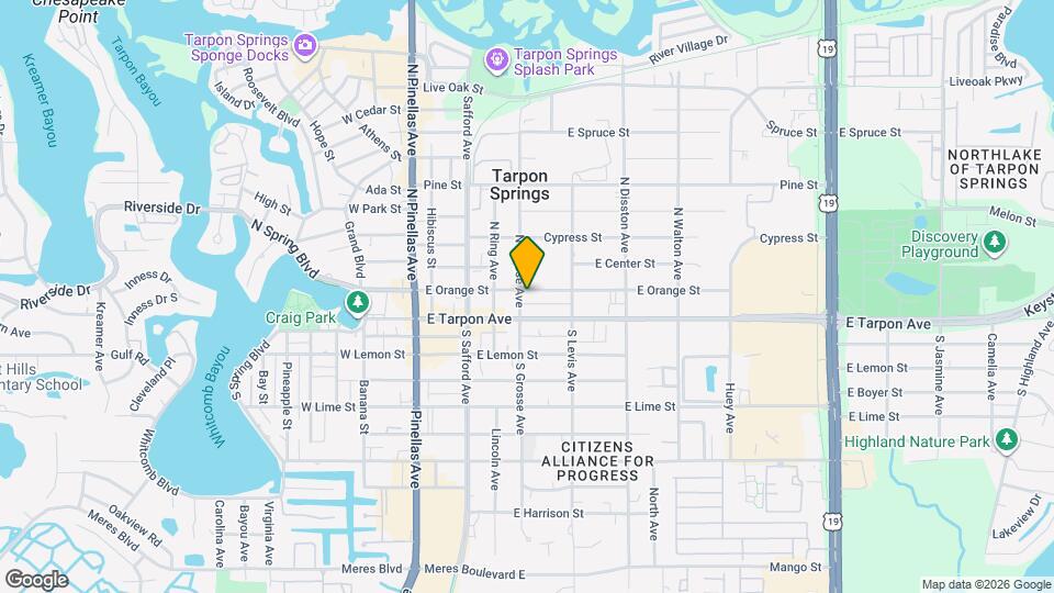 400 E Orange St Map and Location Details
