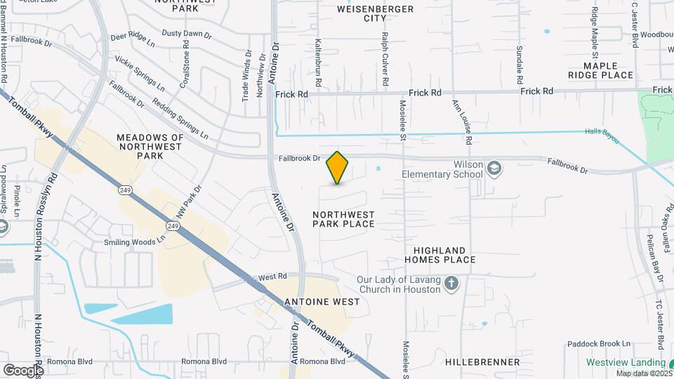 6019 Fallmont Dr Map and Location Details