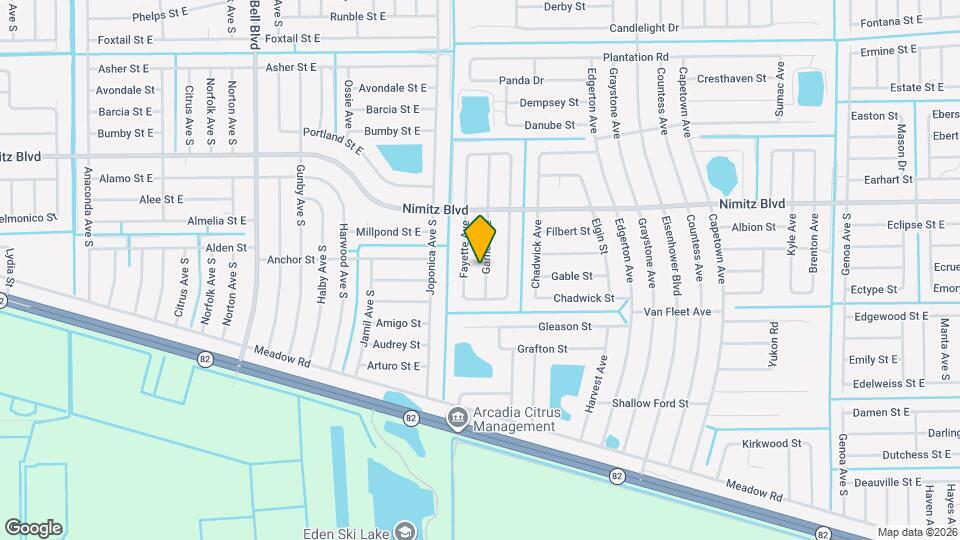 1018 Garnet Ave Map and Location Details