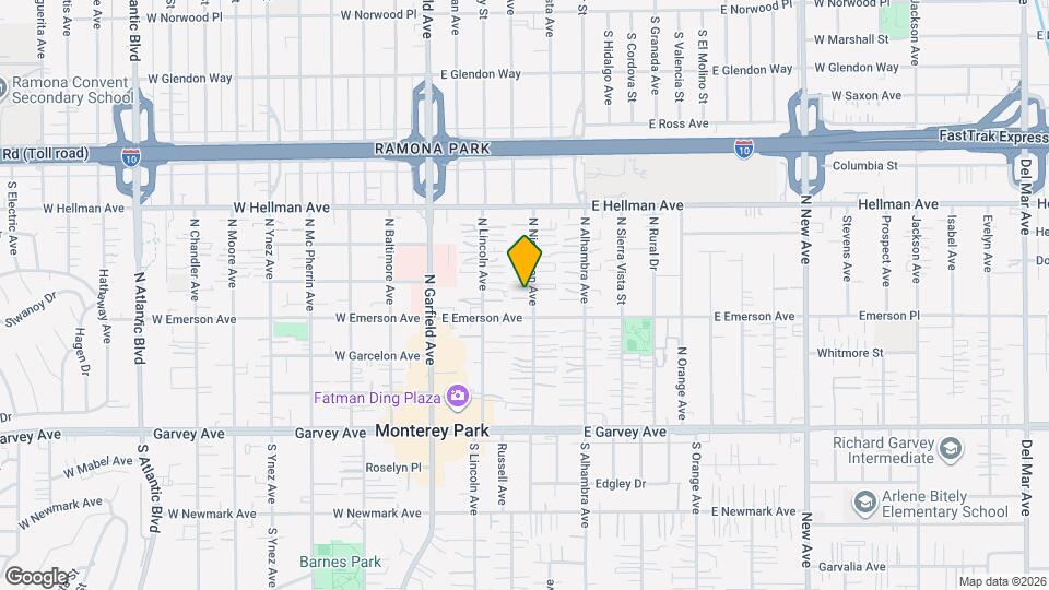 419 N Nicholson Ave Map and Location Details