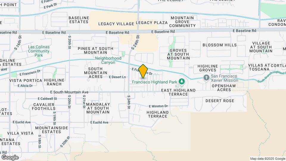 8209 S 24th Way Map and Location Details