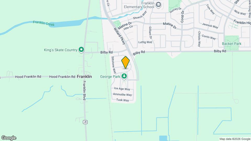 10480 Fossil Way Map and Location Details