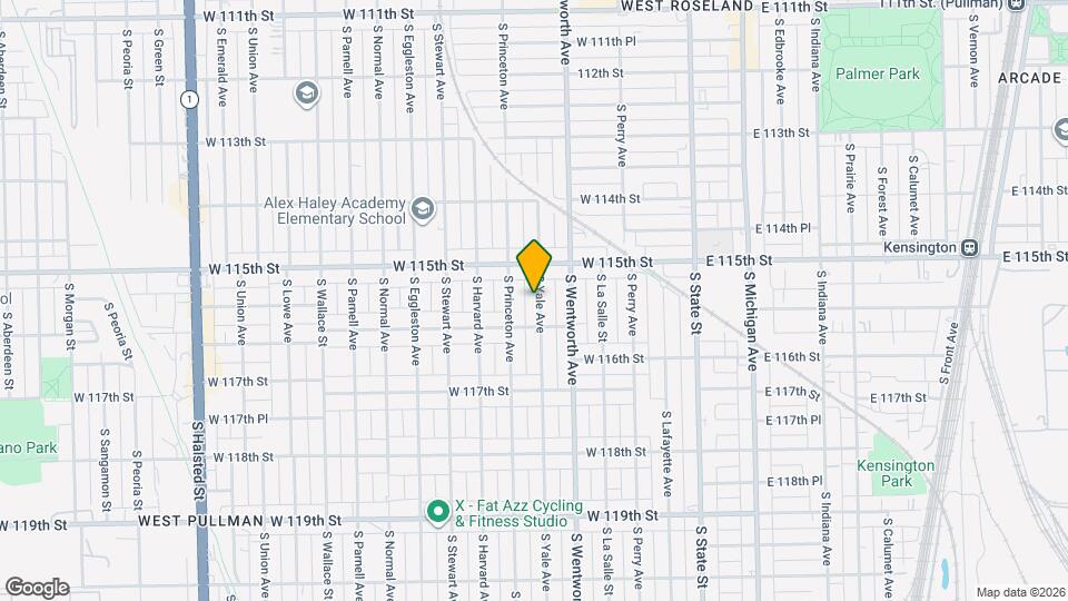 11532 S Yale Ave Map and Location Details
