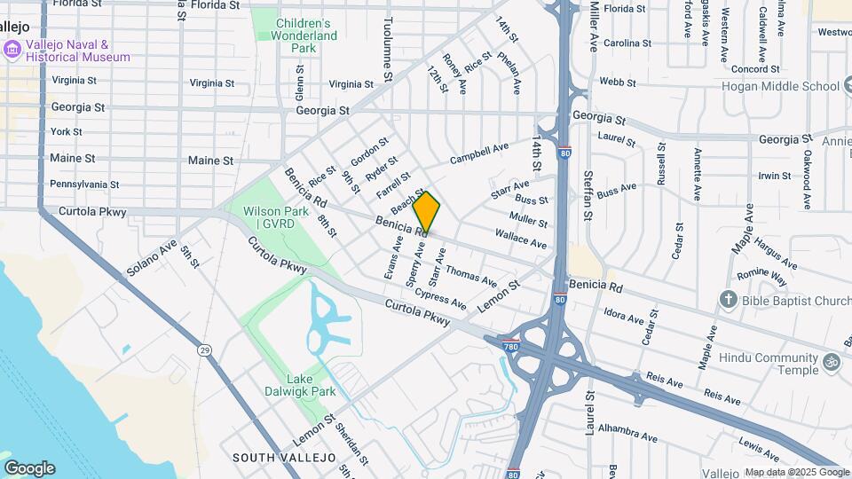301 Benicia Rd Map and Location Details