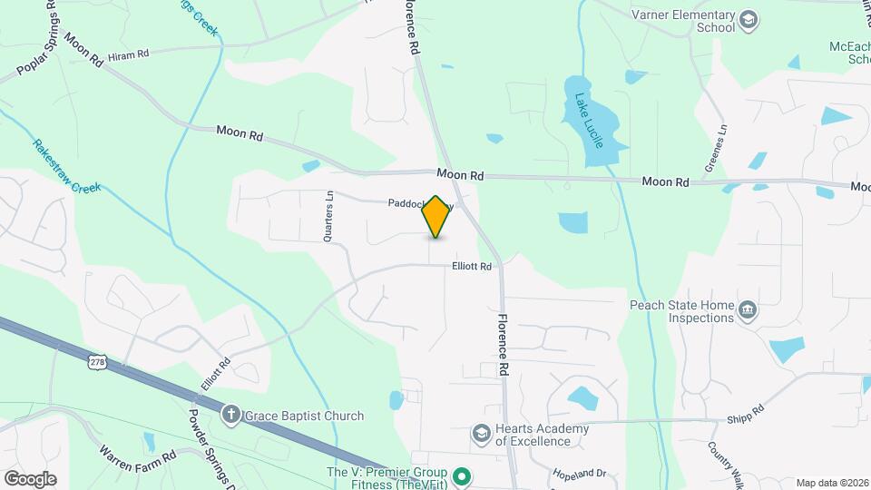 2845 Spring Green Way Map and Location Details