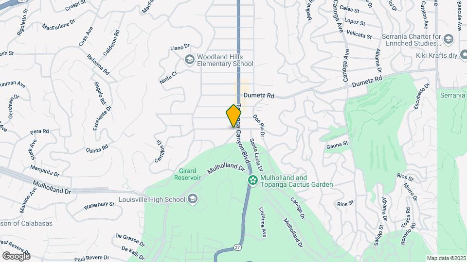 22002 Ybarra Rd Map and Location Details