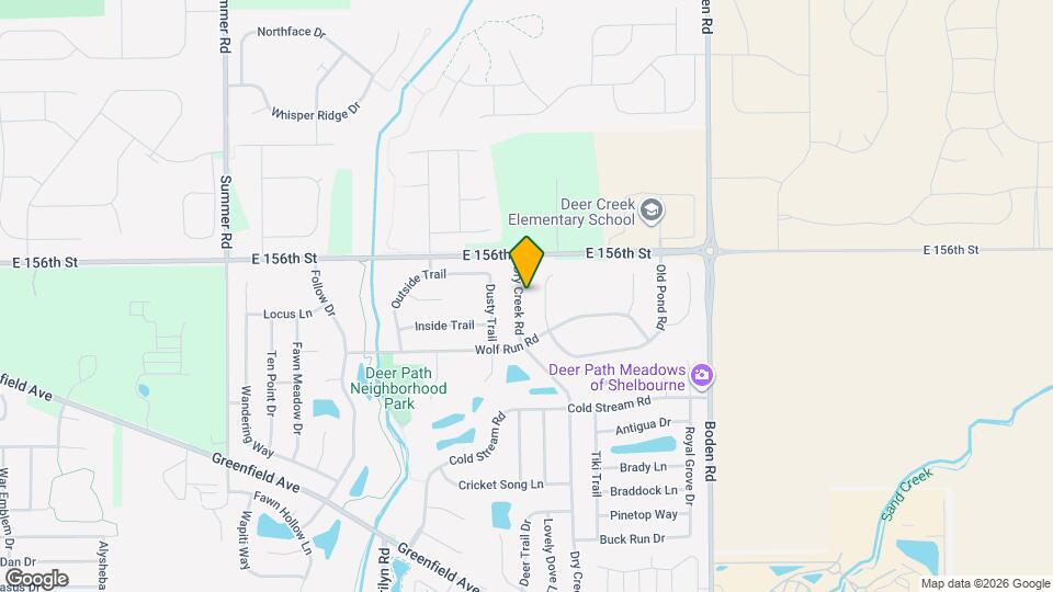 15522 Dry Creek Rd Mapa y Detalles de la Ubicación